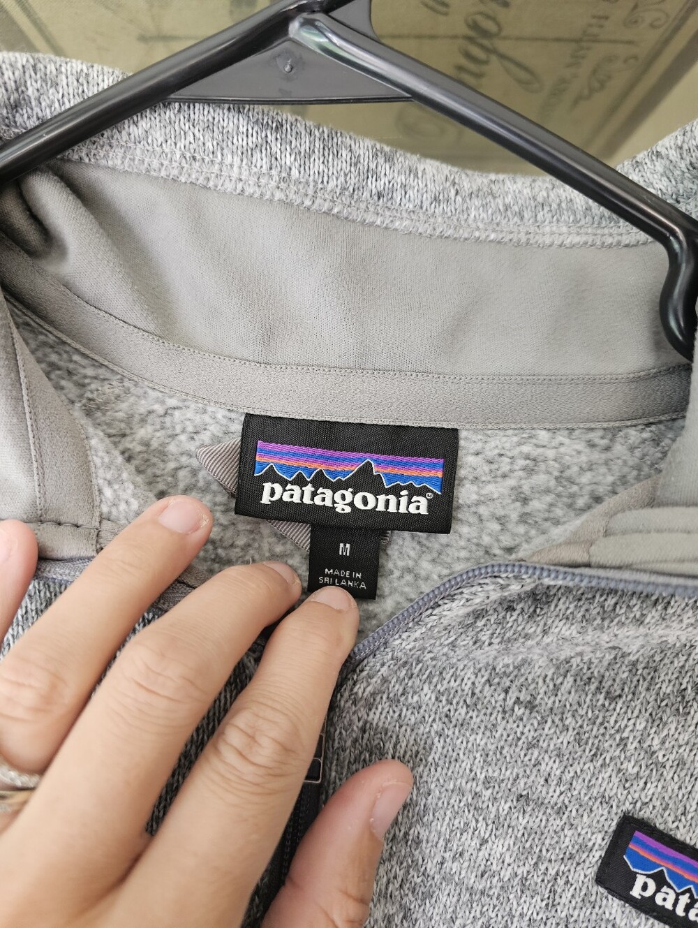 Patagonia Half Zip Fleece Heather Gray Better Sweater - Picture 6 of 12